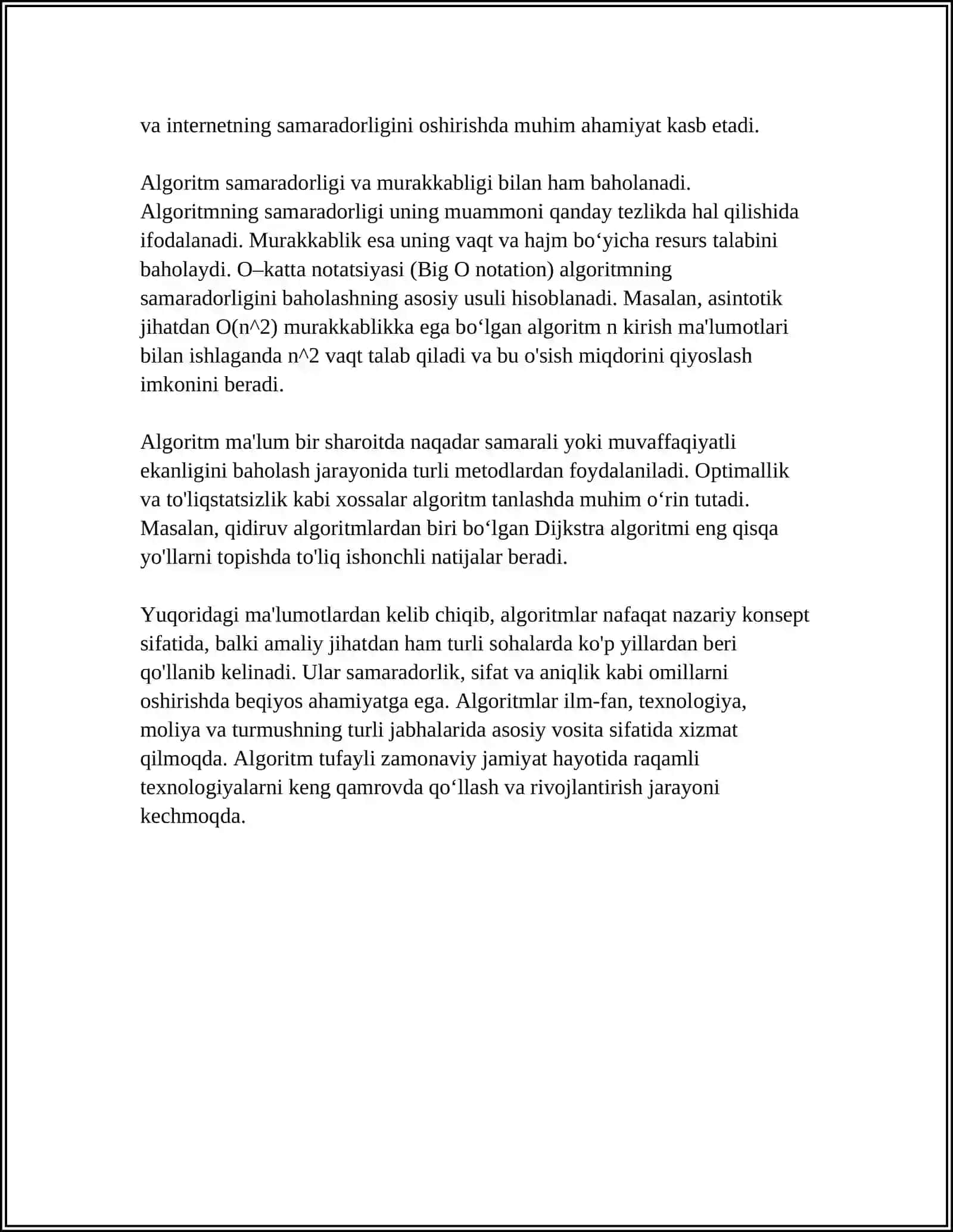 ALGORITIM TURLARI VA TASVIRLASH USULLARI MAVZUSINI O‘QITISH METODIKASI 4