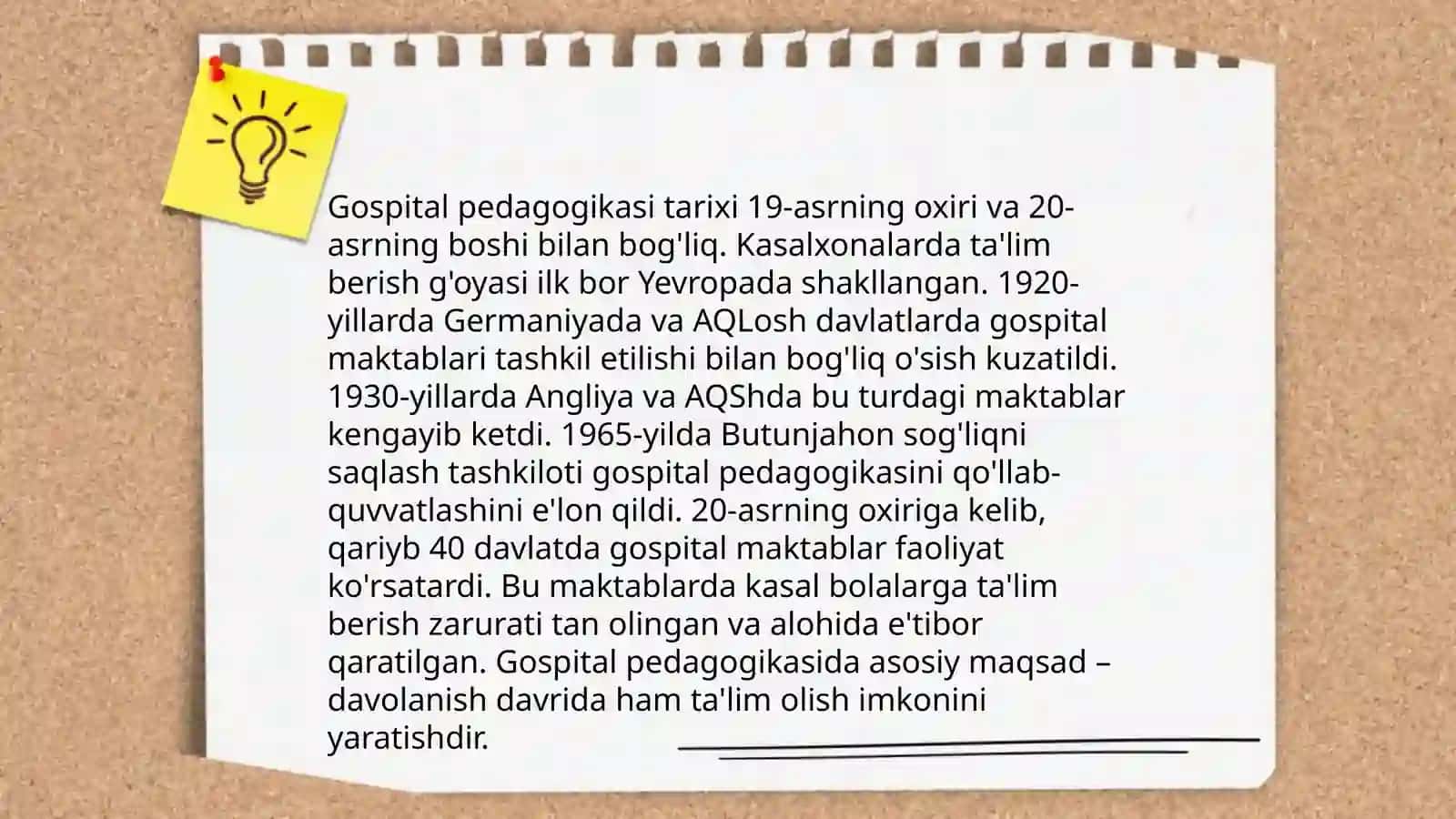 Gospital pedagogika fanining uslubiy asoslari taqdimot 4