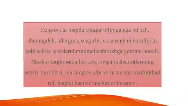 Oziq-ovqat xomashyosi 4