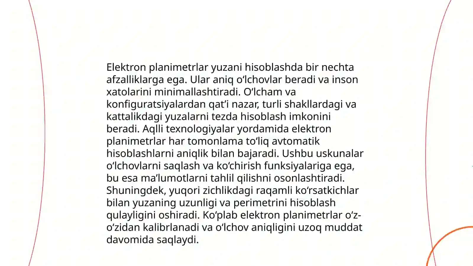 Zamonaviy elektron planimetrlardan foydalanish 4