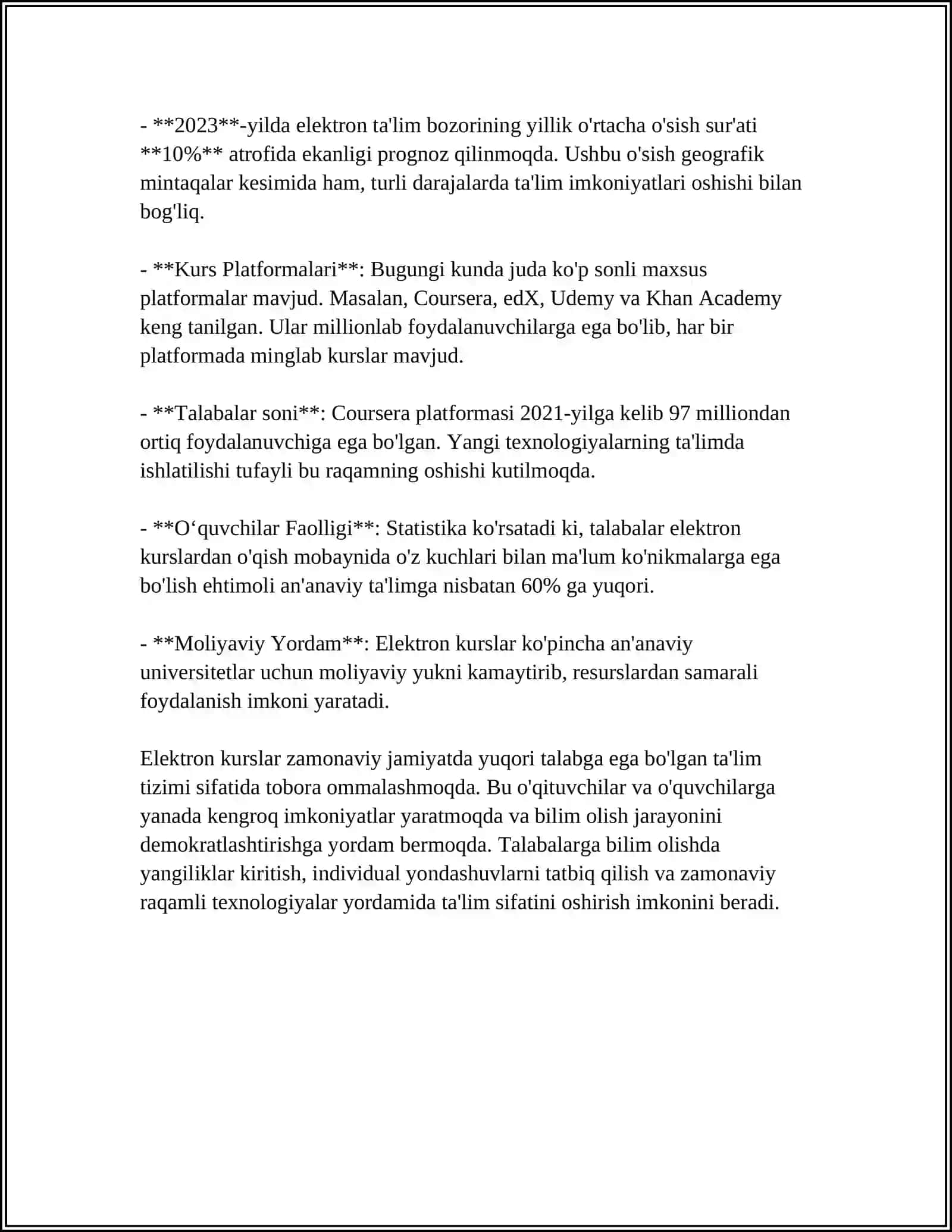 COURSELAB DASTURIDA ELEKTRON KURS YARATISH 4