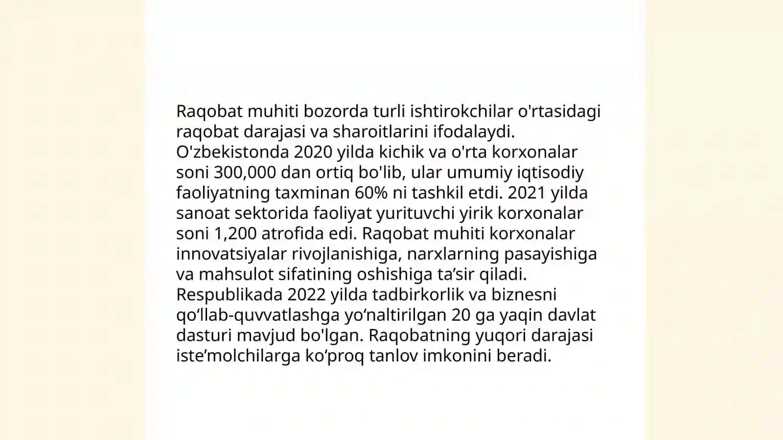 Biznes muhiti 4