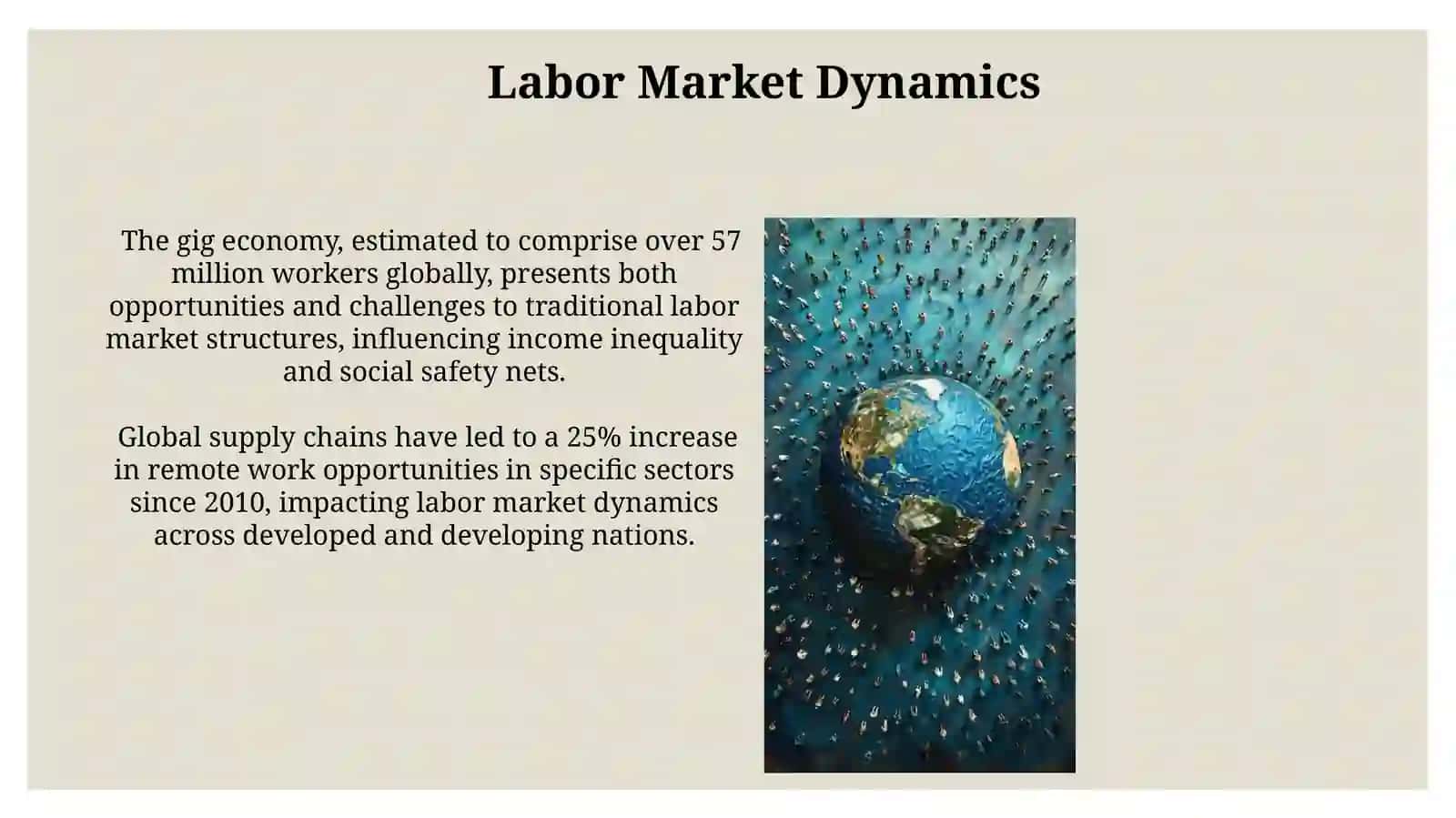 Integration of the World Economy 4
