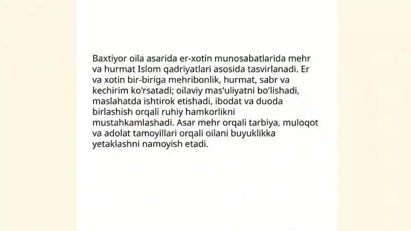 Baxtiyor oila 4