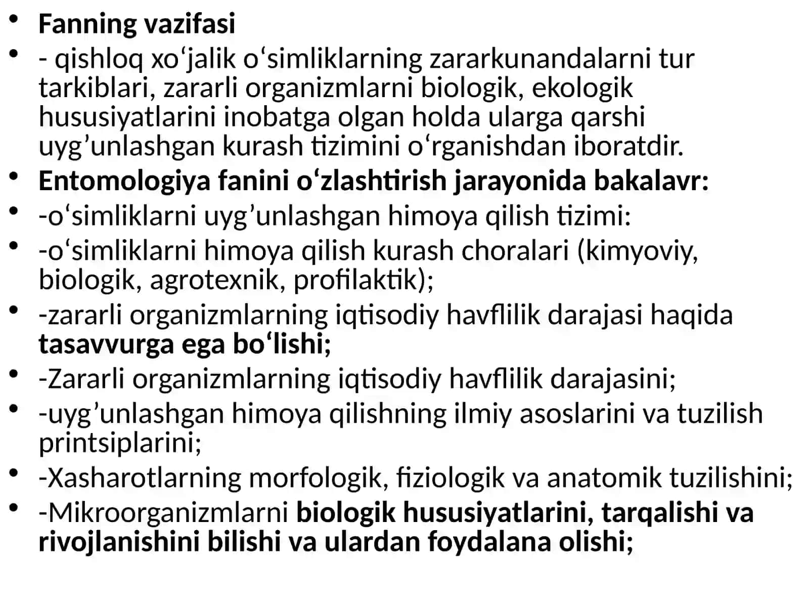 Entomologiya faniga kirish 4