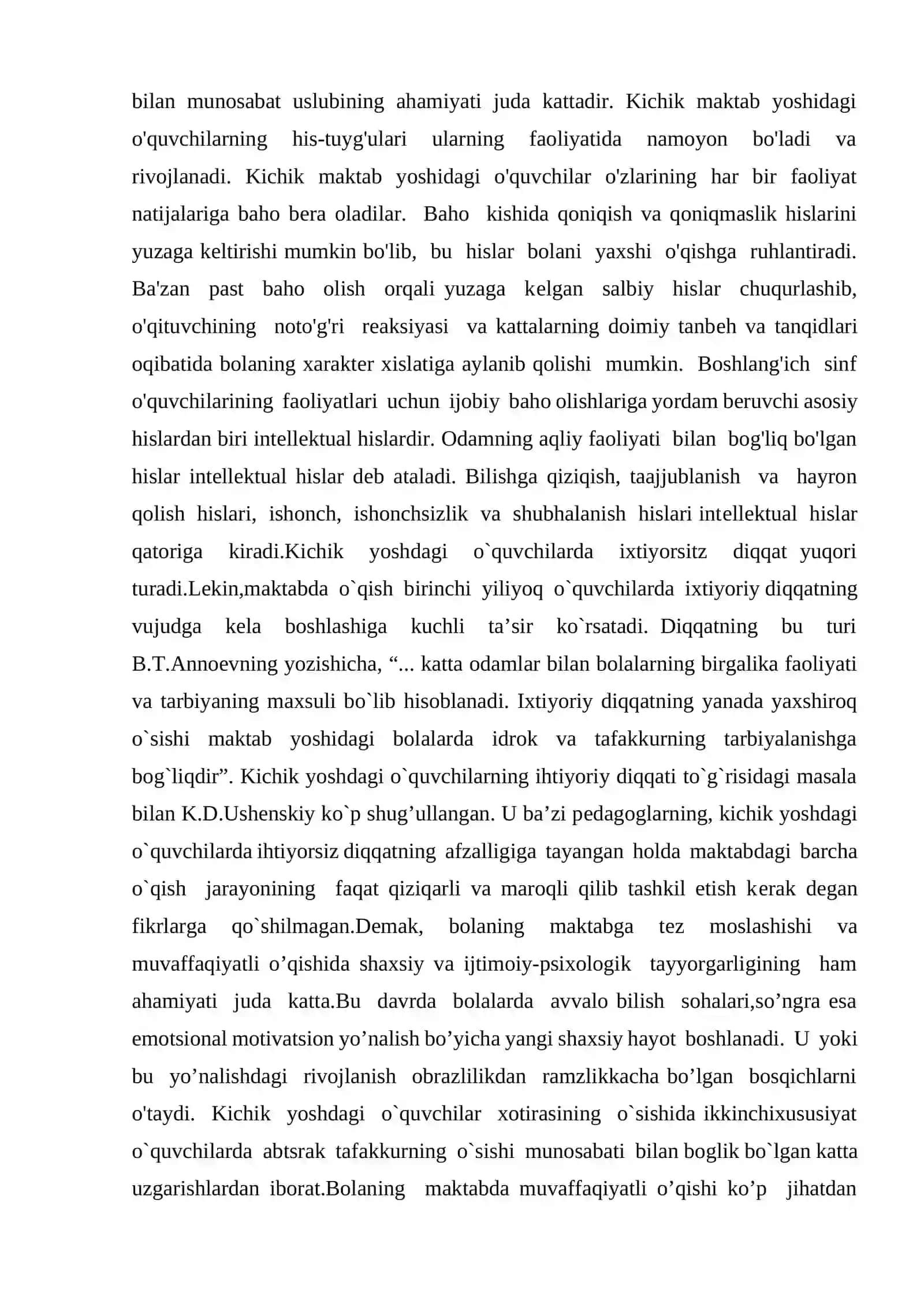 KICHIK MAKTAB YOSHI BOLALAR PSIXOLOGIYASI 4