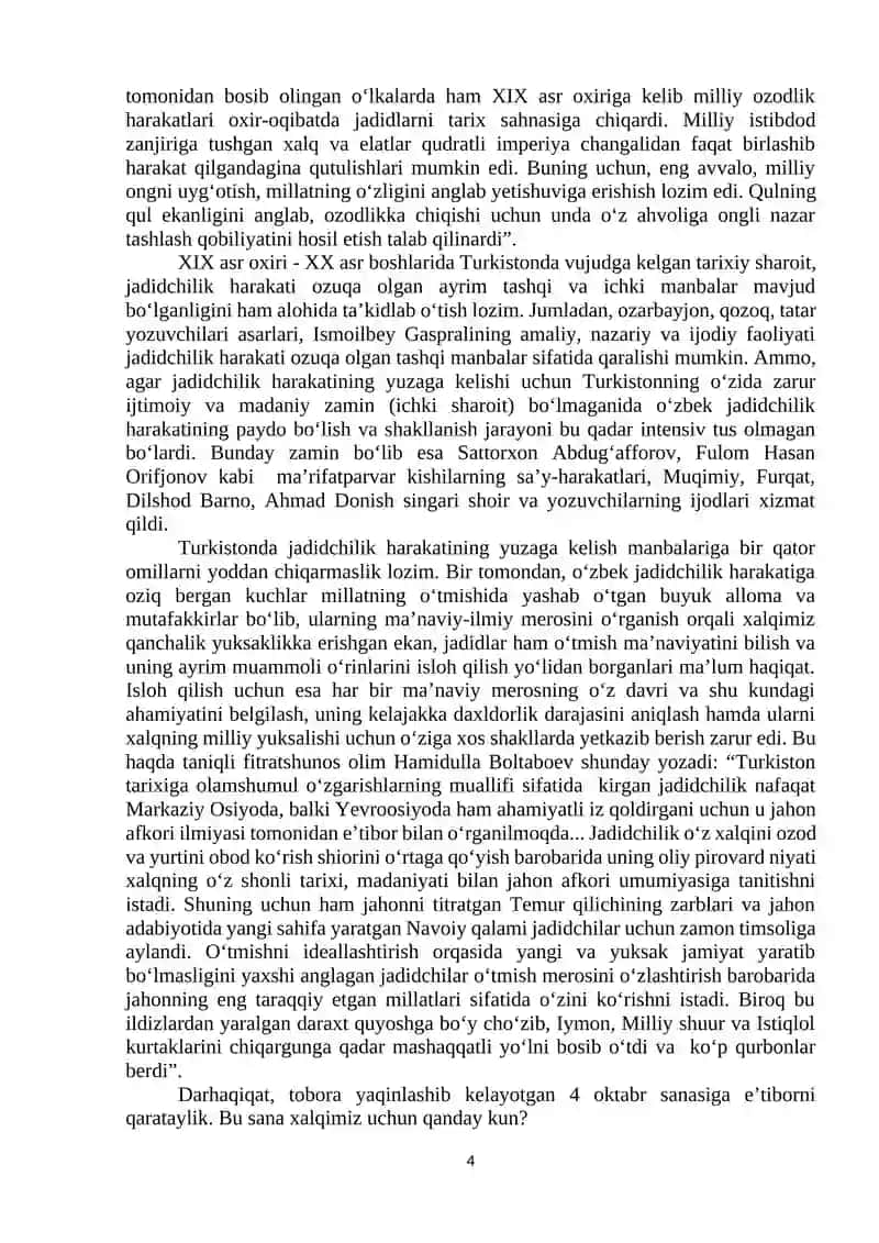 MA’RIFAT BAYROG‘IN TUTGAN JADIDLAR 4