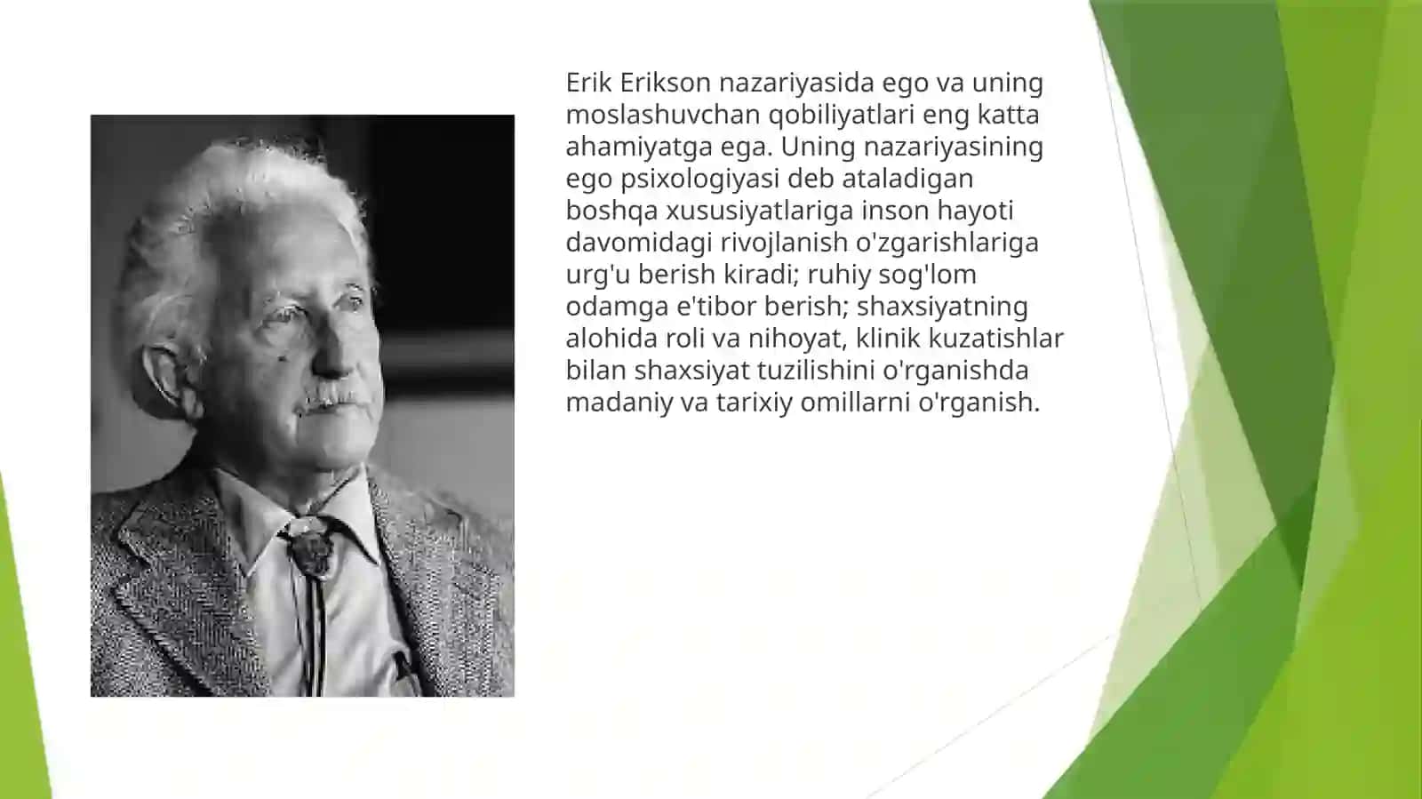 Erik Eriksonning egopsixologiyasi 4