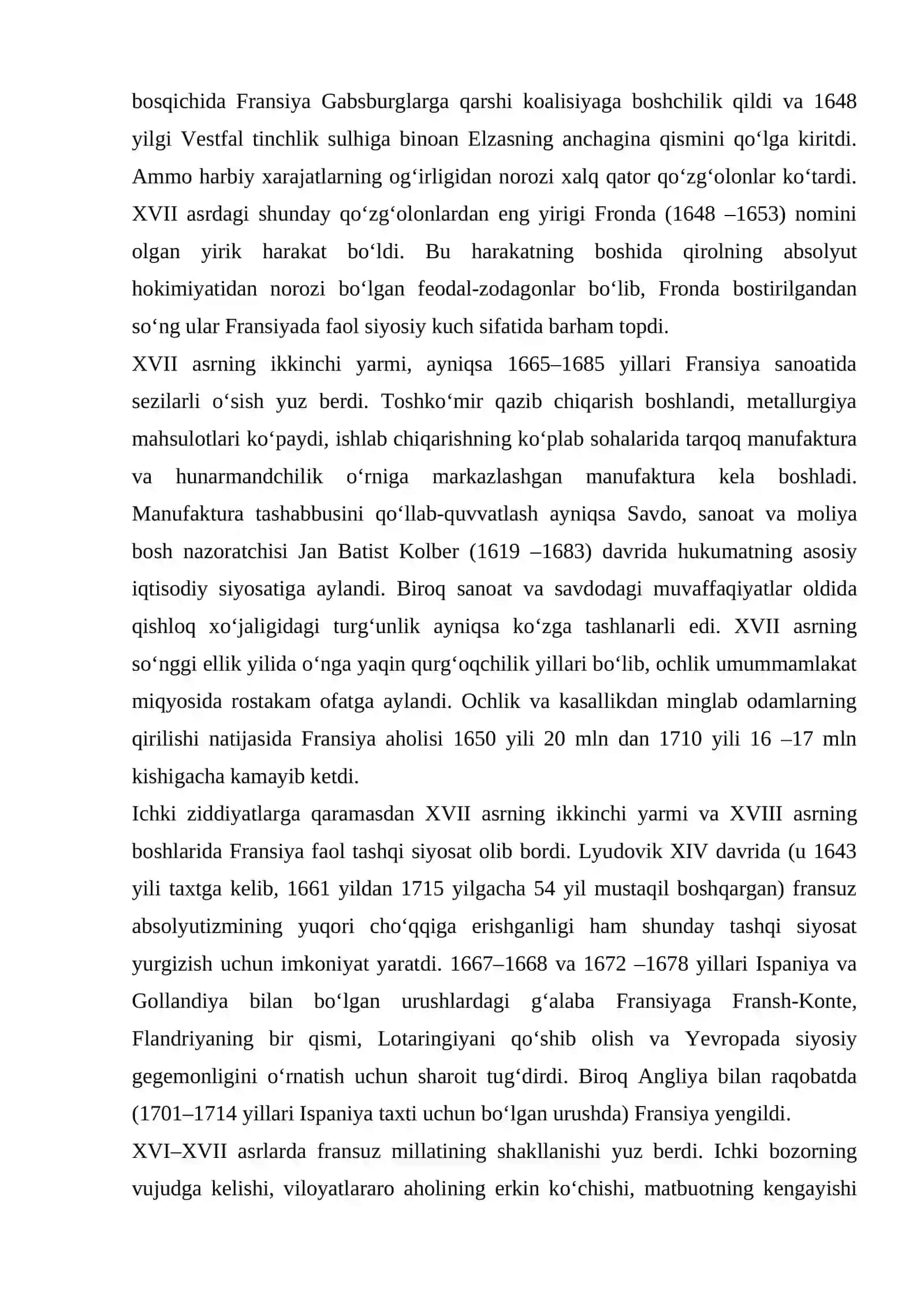 XVIII ASRDAN 1870 YILLARGACHA FRANSIYA 4
