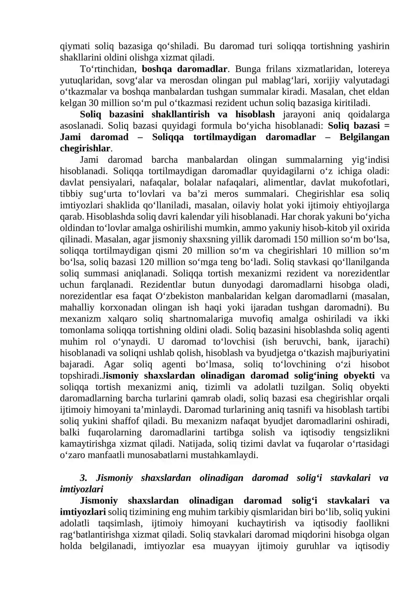 Jismoniy shaxslardan olinadigan daromad solig‘i 4
