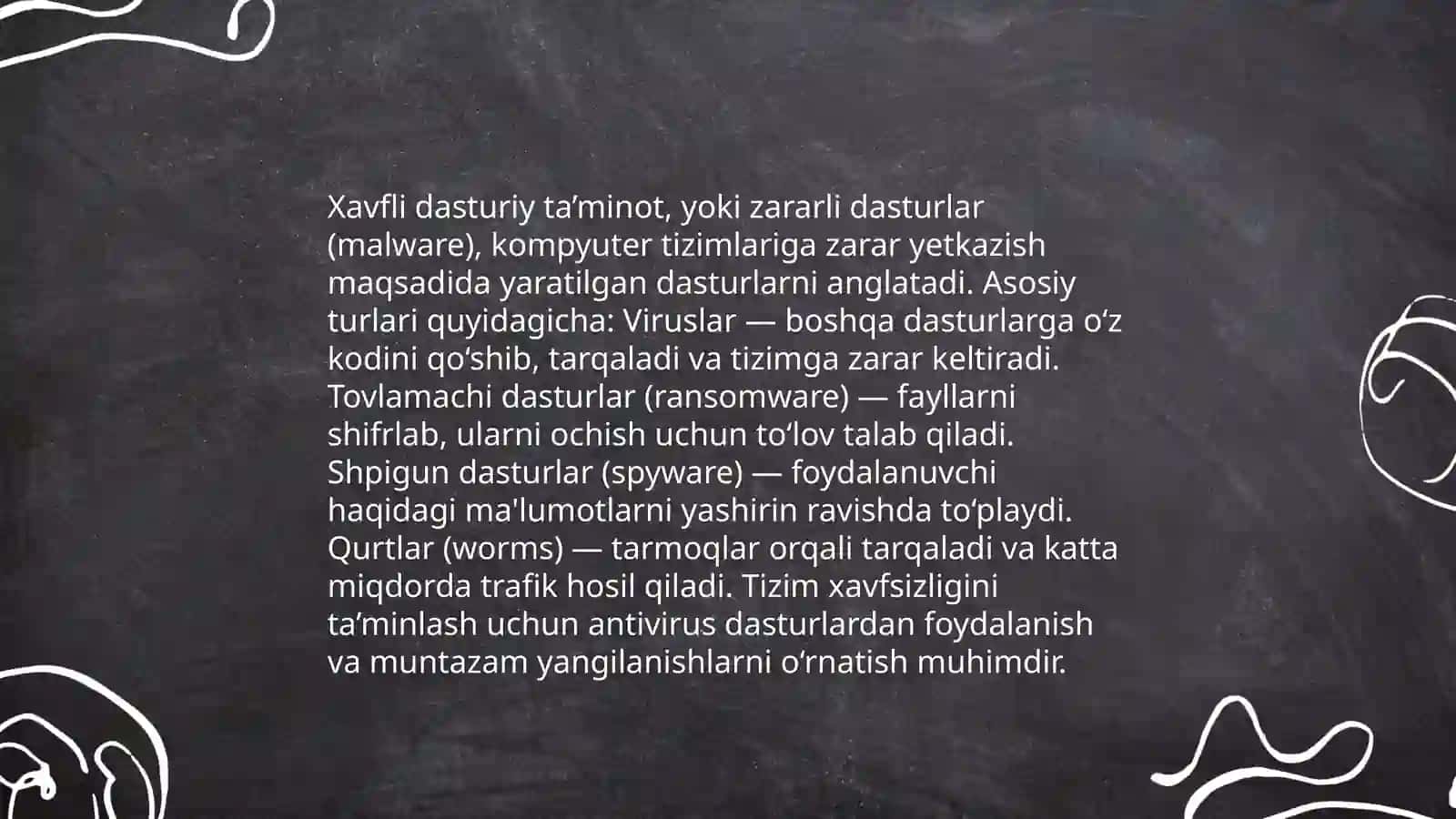 Kompyuter viruslarining turlari 4