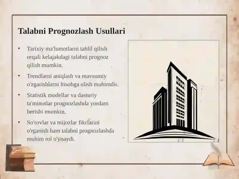 Mehmonxonalarda Daromad Boshqaruvi va Strategik Narxlash 4