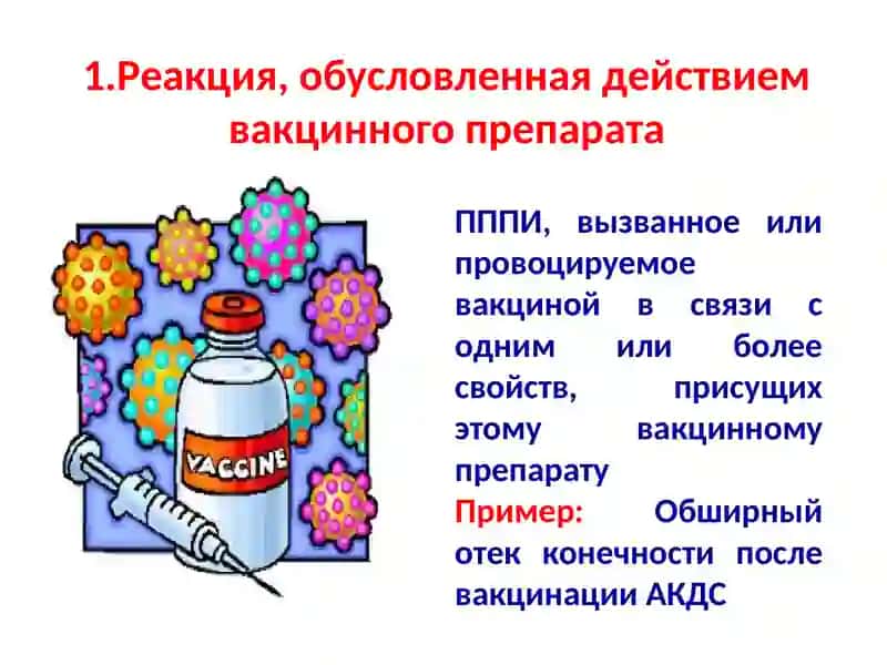 Острые побочные проявления после иммунизации 4