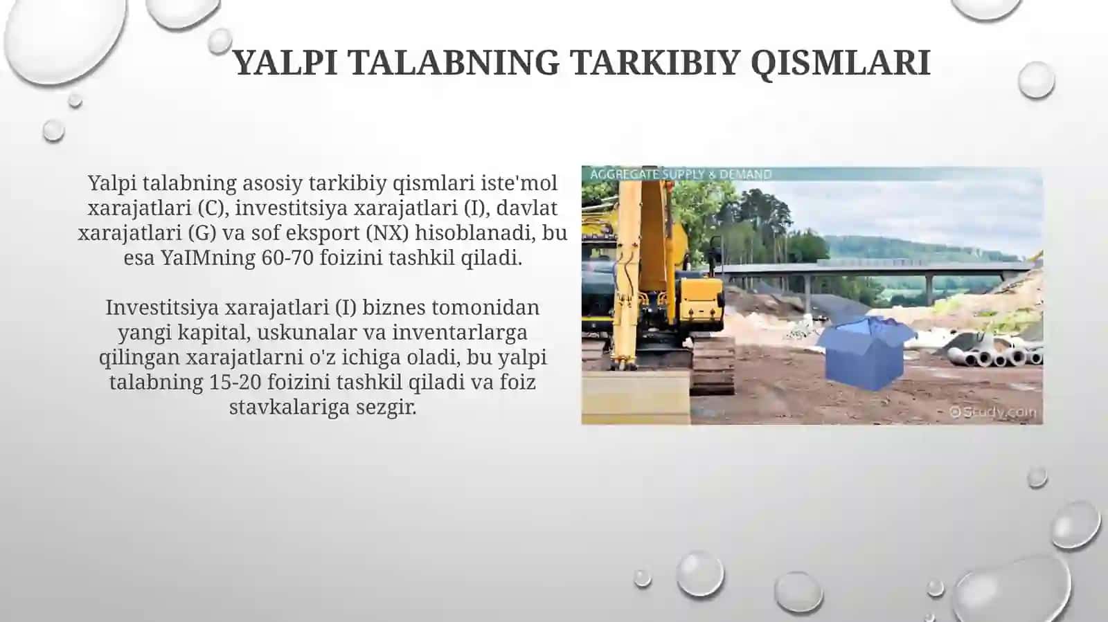 Yalpi talab va uning tarkibiy qismlari 4