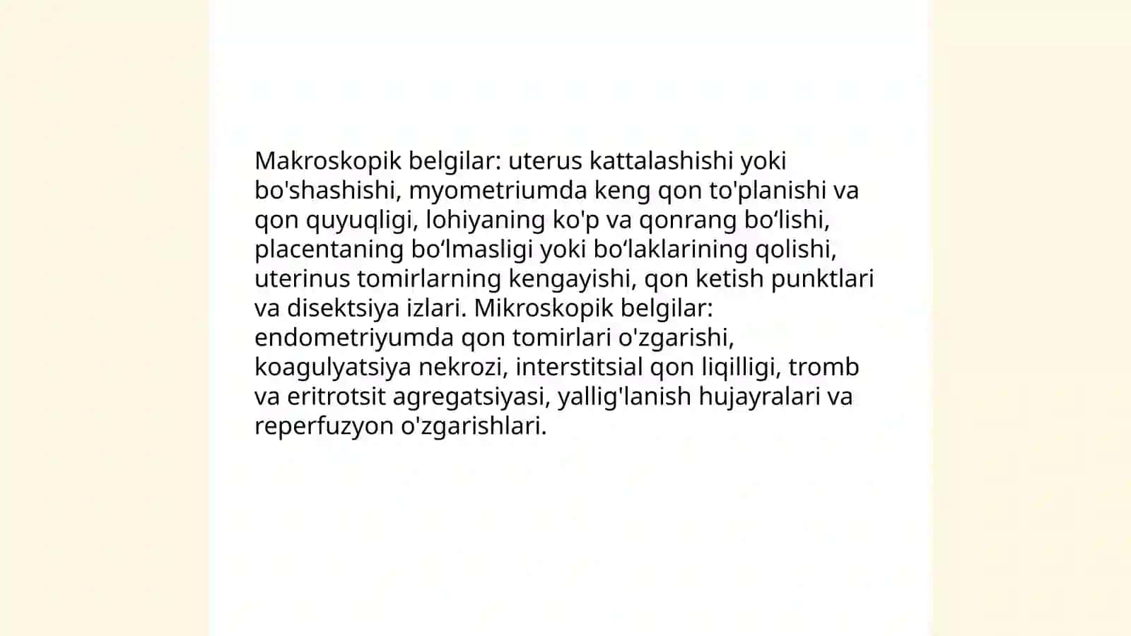 Onalar o'limi patologik anatomiyasi 4