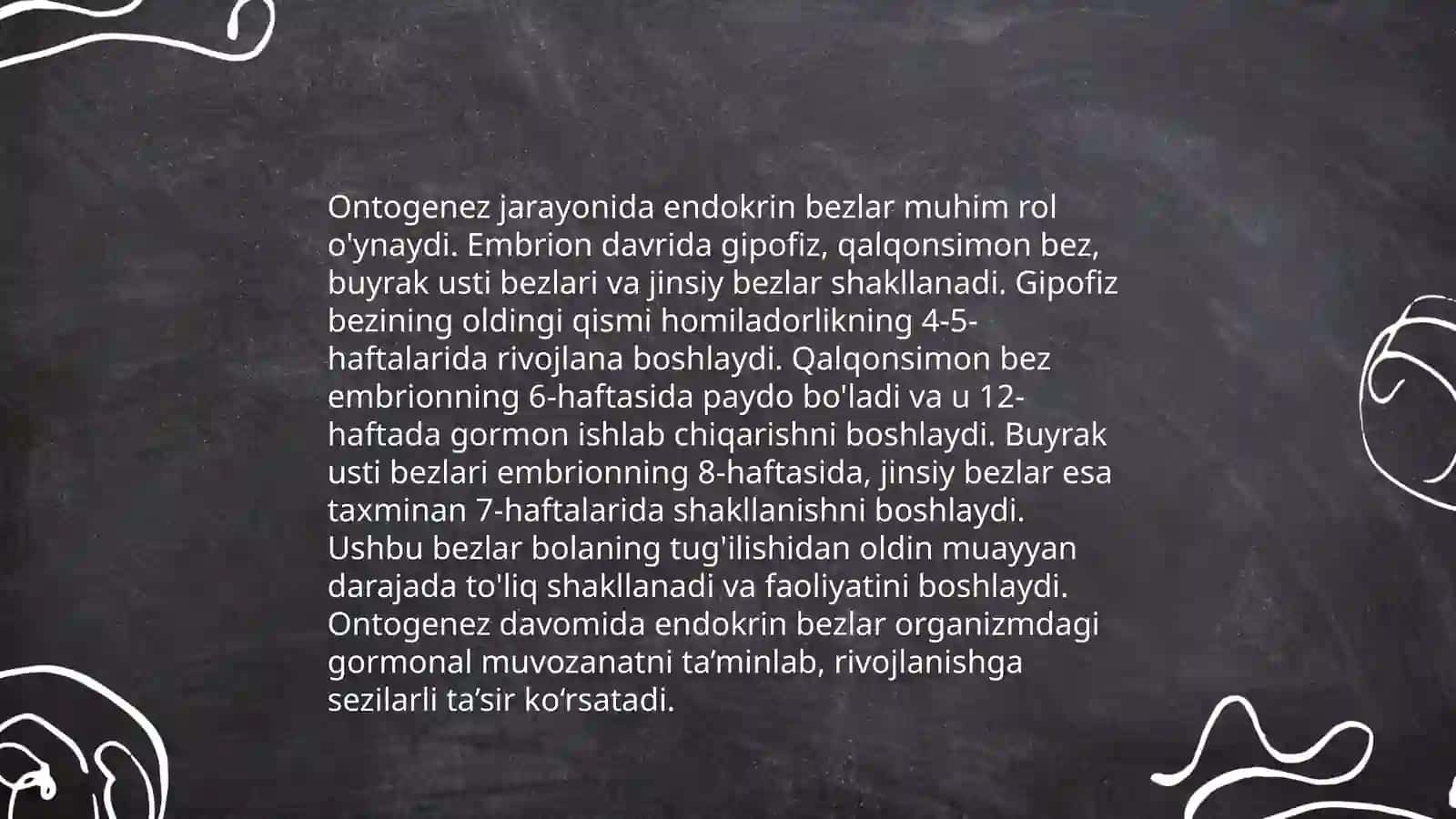 Endokrin tizimining onto-filogenezi 4
