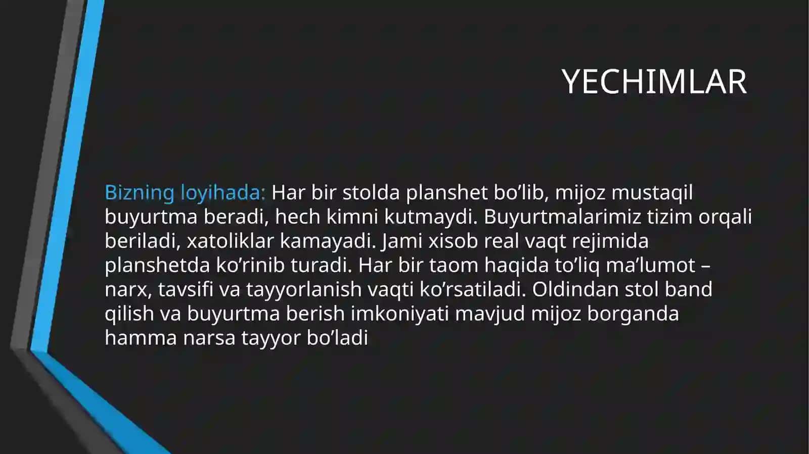 RESTORAN BOSHQARUV TIZIMI 4