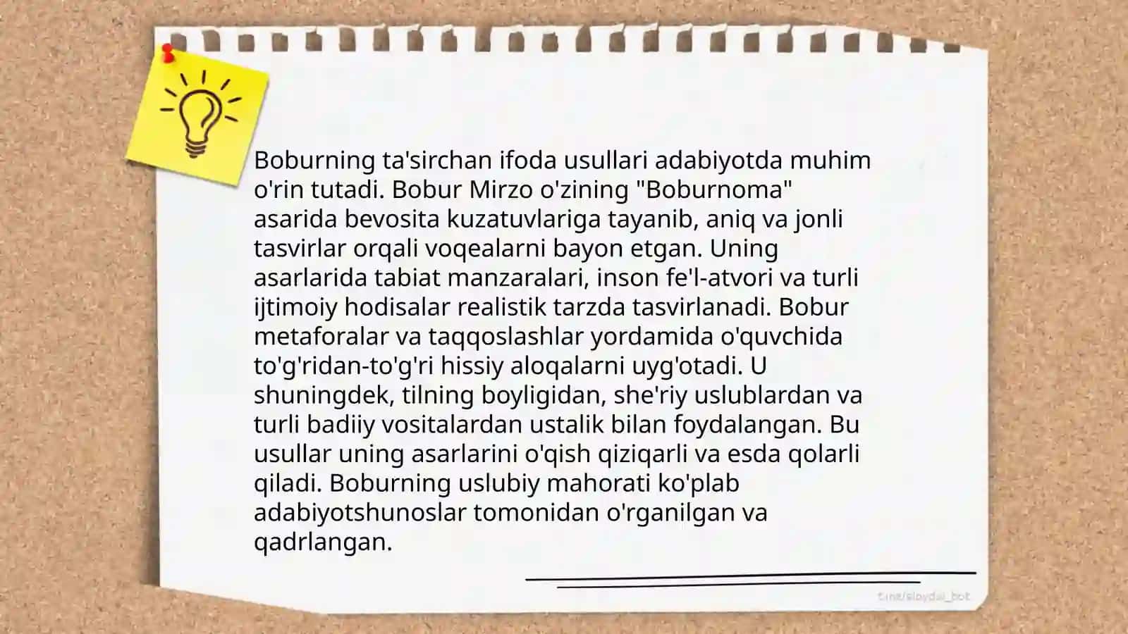 Bobur lirikasi 4