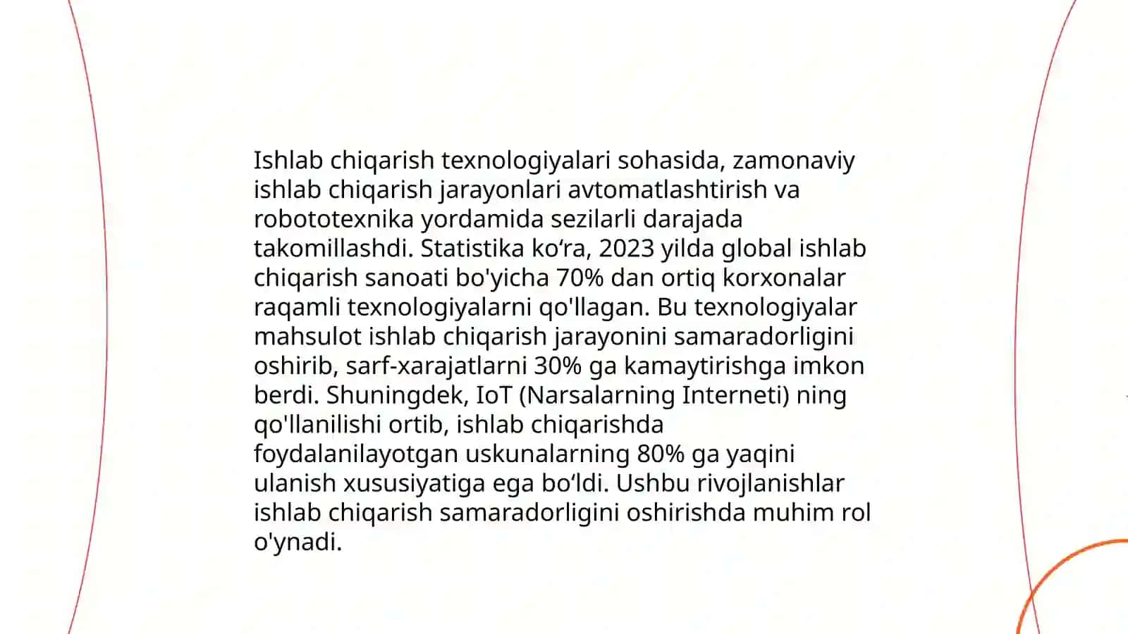 Ishlab chiqarish jarayoni va uning natijalari 4