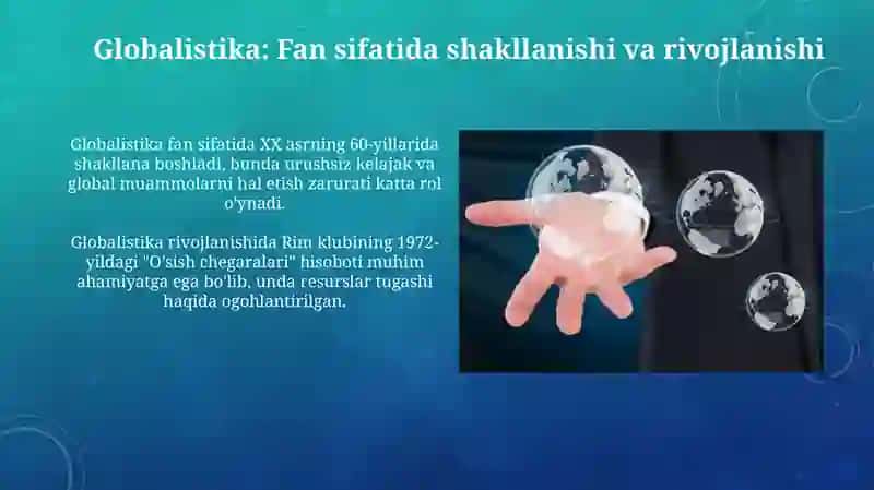 Globalizatsiya: Ta'rif va Asosiy Xususiyatlar 4