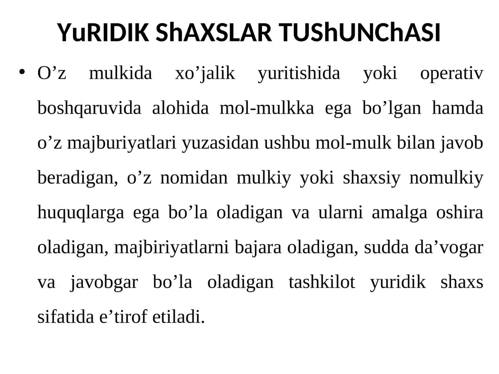 Yuridik shaxslar 4