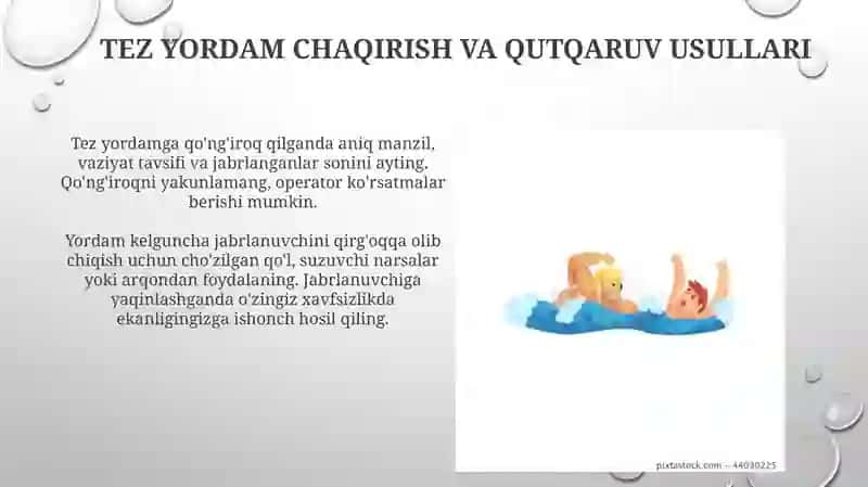 Xavfsizlik qoidalari va baxtsiz hodisa joyini baholash 4