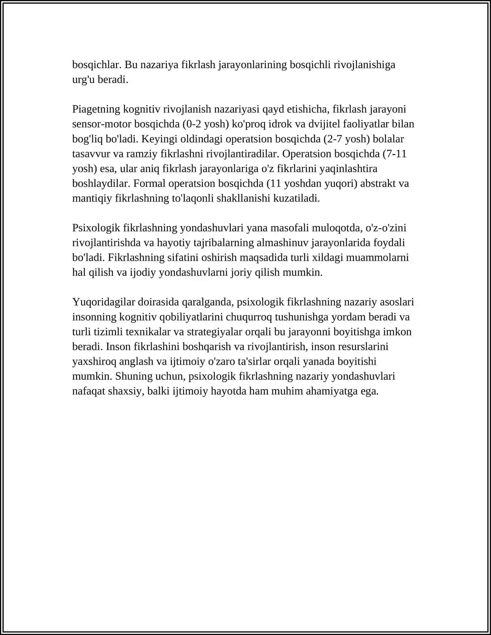 PSIXOLOGIK FIKRLARNING RIVOJLANISH TARIXI 4