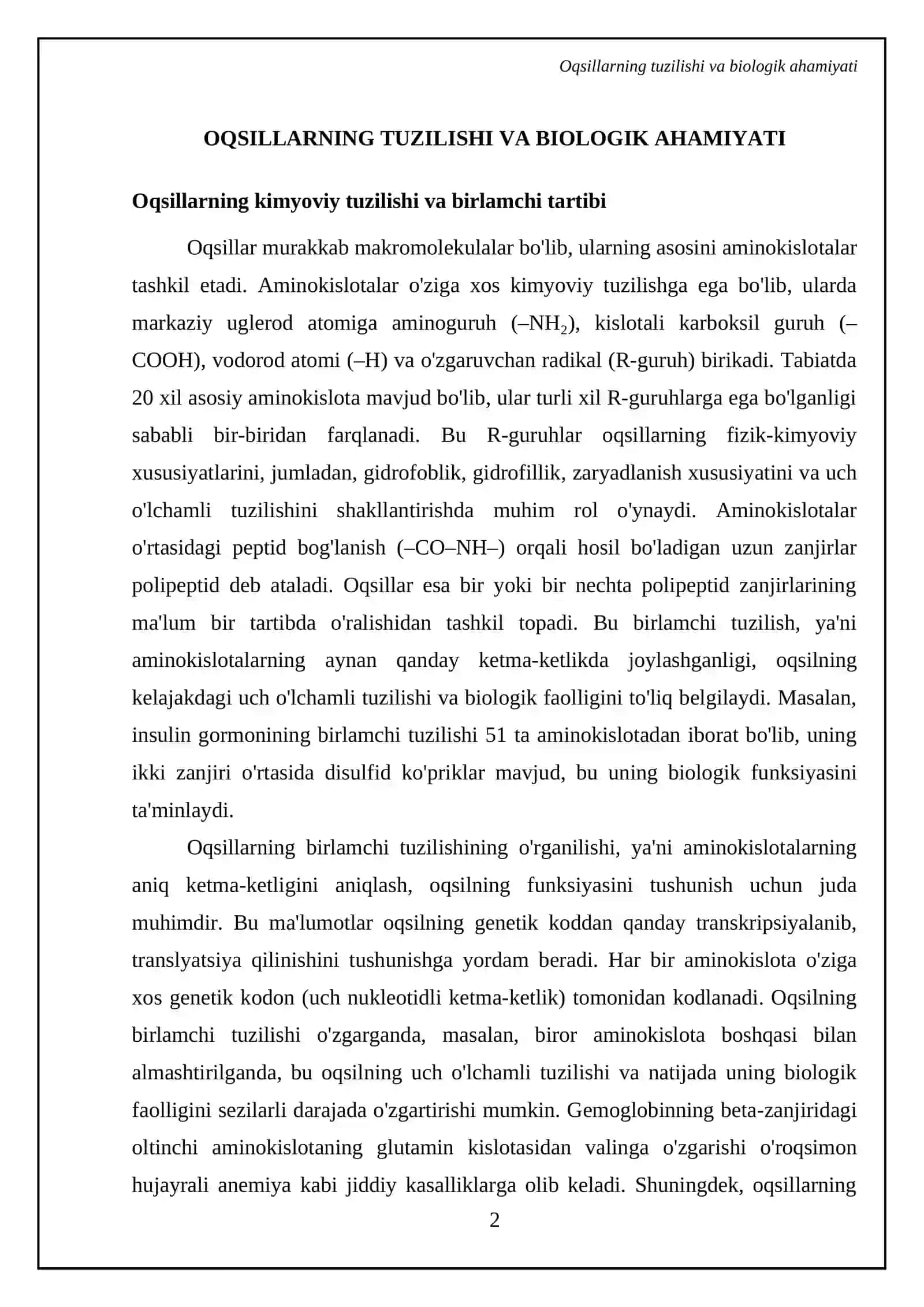 Oqsillar va ularning ajratish usullari 4