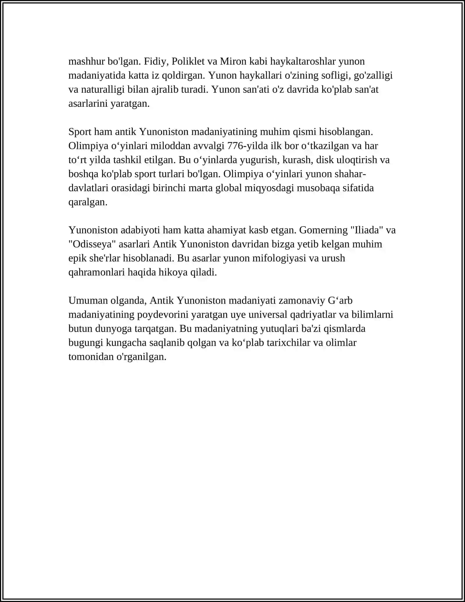 ANTİK YUNONİSTON MADANİYATI 4