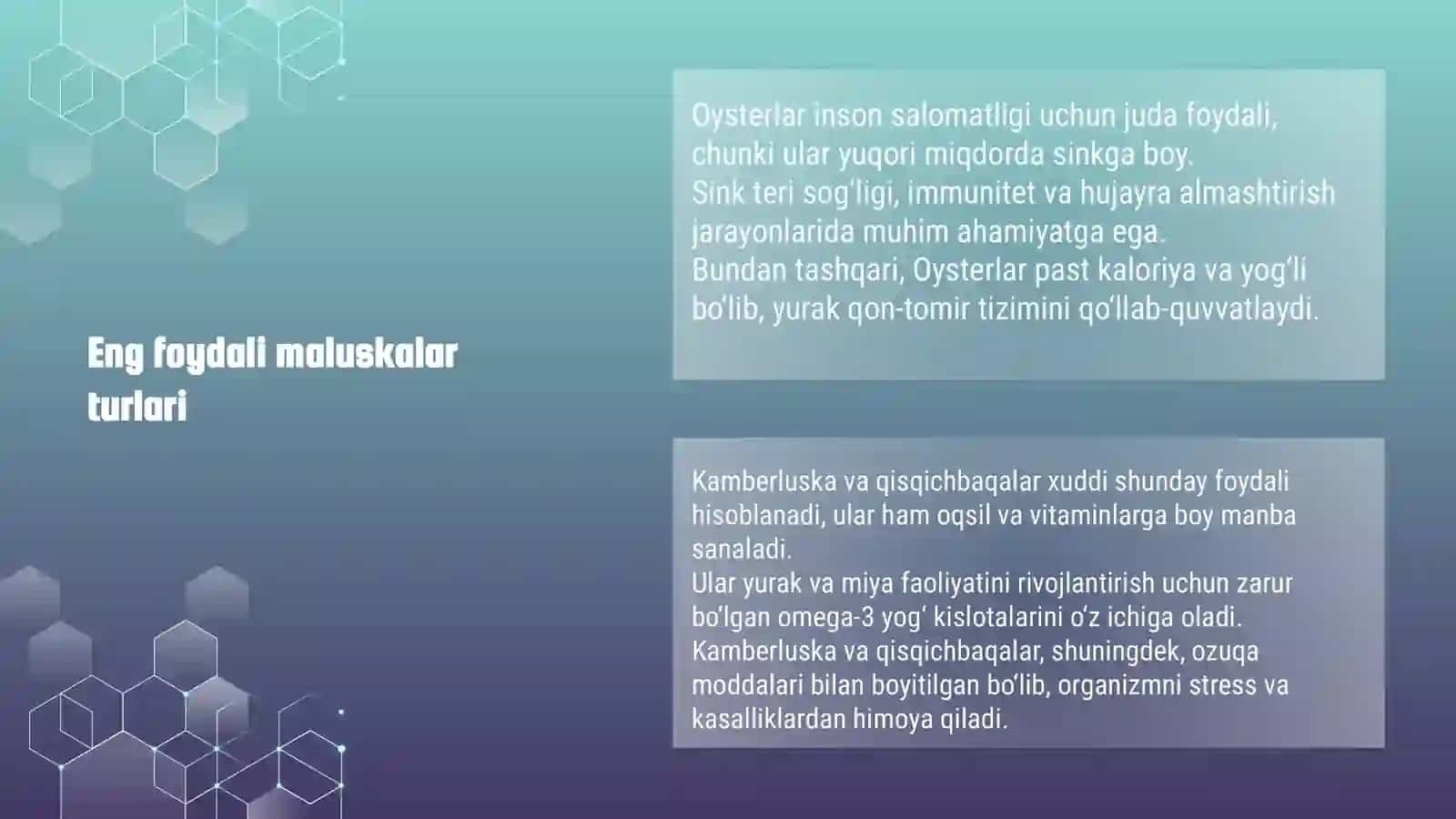 ODANLAR YESA BÕLADIGAN MALUSKALAR 4