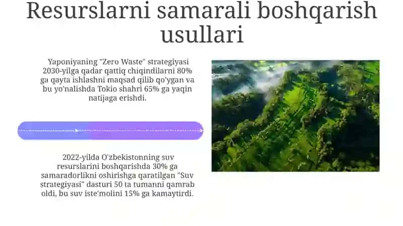Yashil Iqtisodiyotga O'tish 4