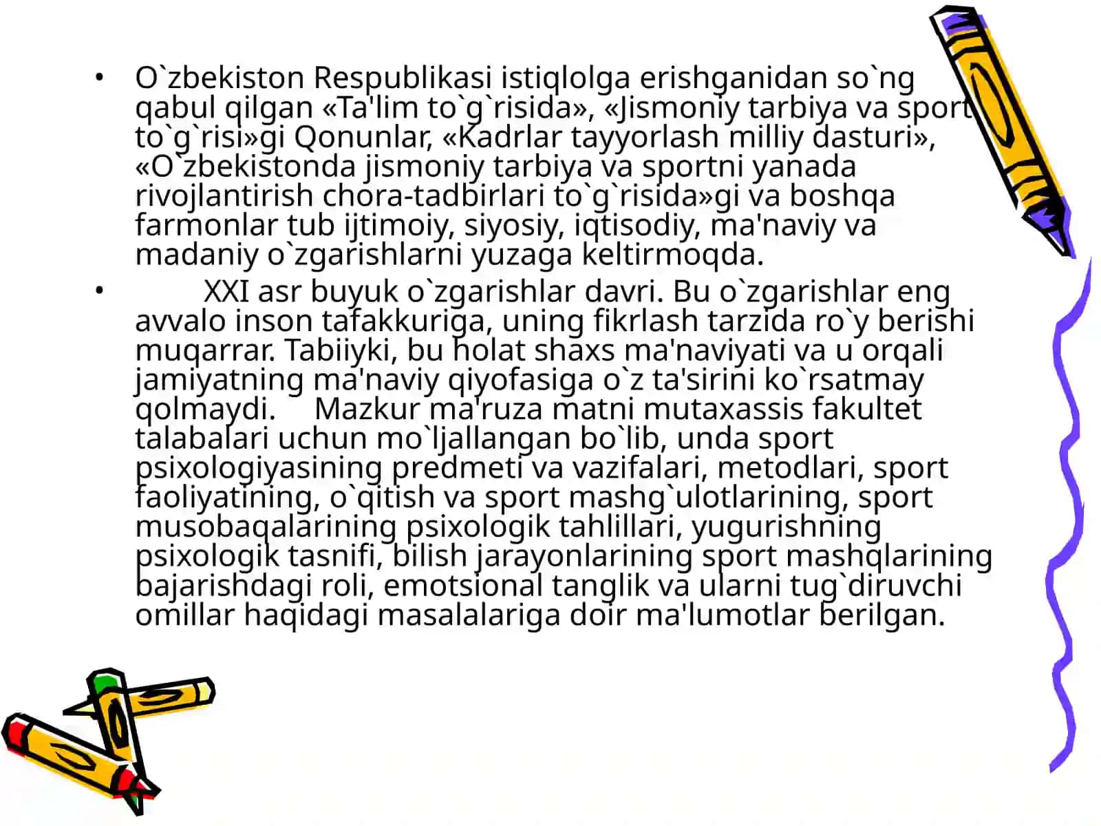 Sport psixologining vazifalari 4