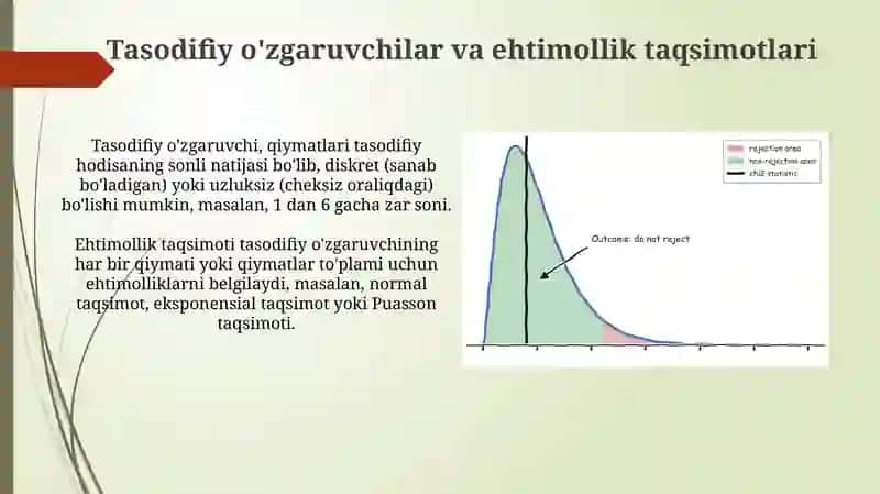 Ekonometrikada ehtimollar nazariyasi va matematik statistika 4