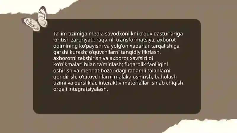 Media savodxonlik va axborot madaniyati 4