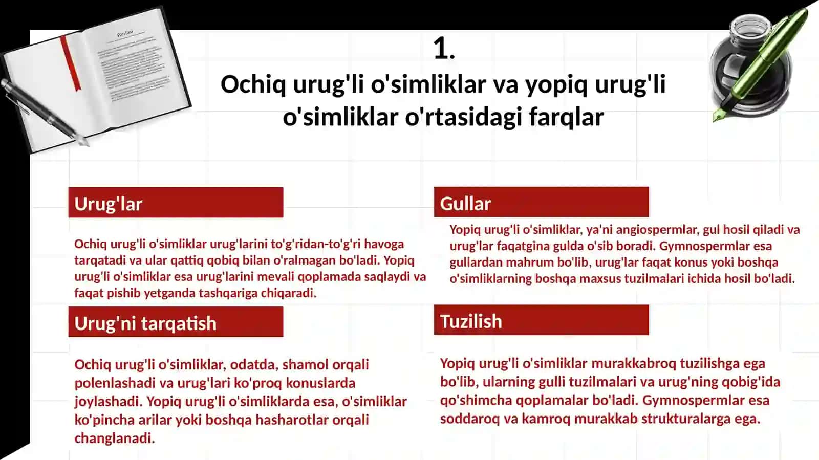Ochiq urug'li o'simliklarning ahamiyati 4