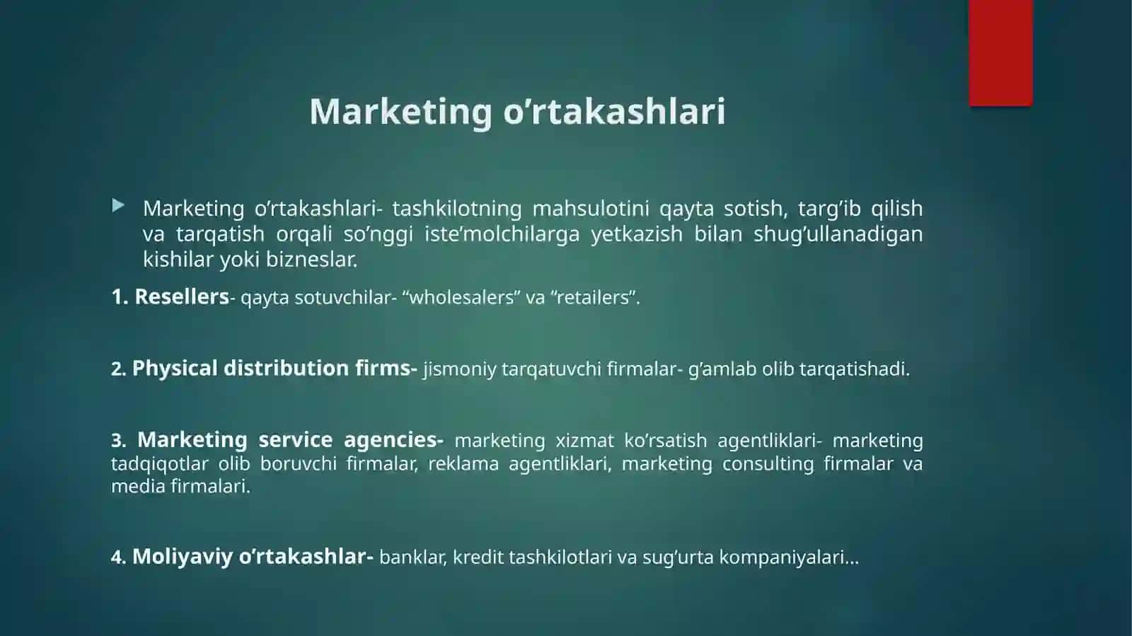 Marketing muhitini tahlil qilish 4