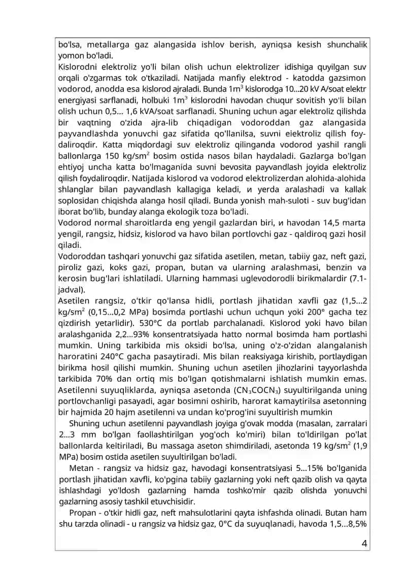 Gaz alangasida payvandlash texnologiyasi 4