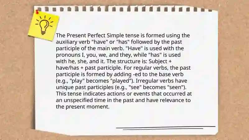 Present perfect simple 4
