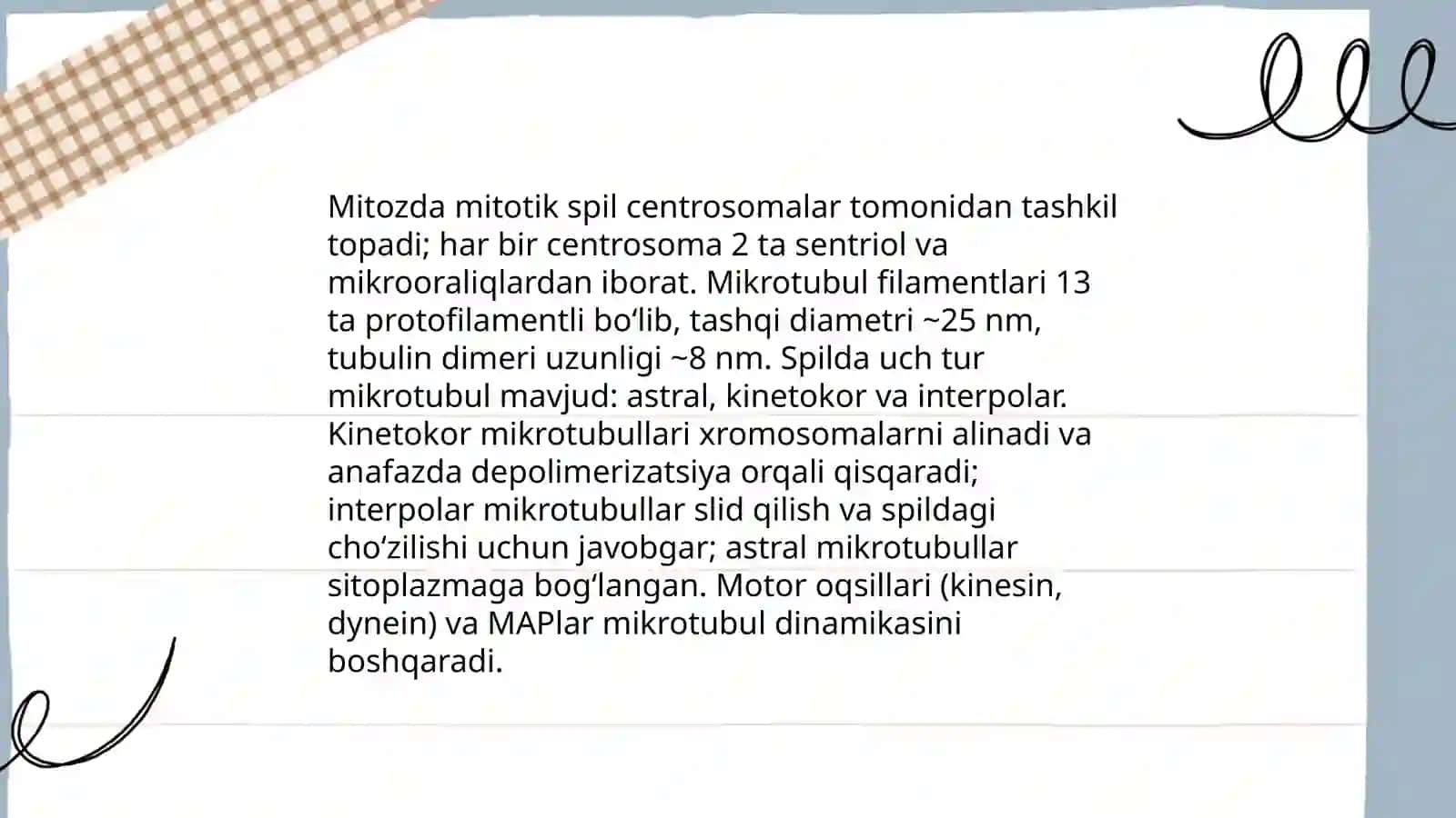 Metoz va meyoz bo’linish usullari 4