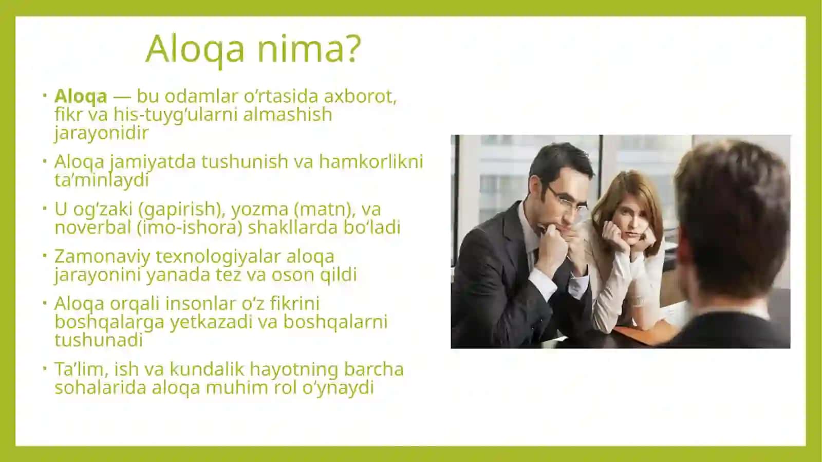 Aloqa va ijtimoiy mas’uliyat 4