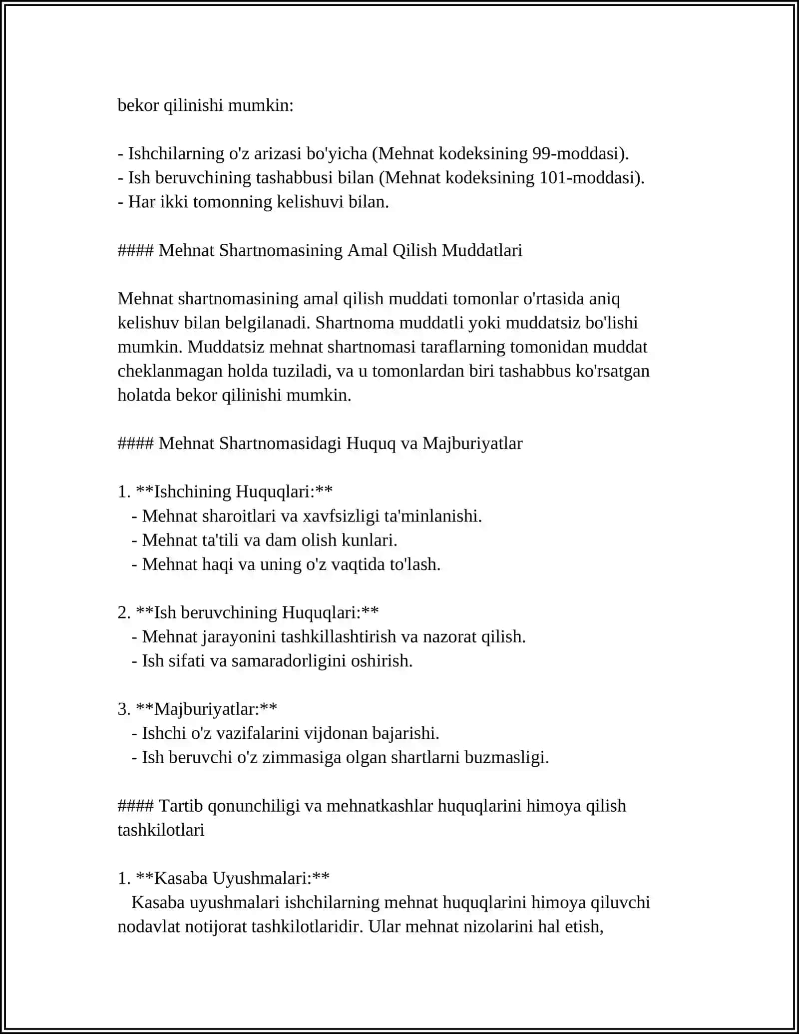 MEHNAT SHARTNOMASINI TUZISH TATIBI 4