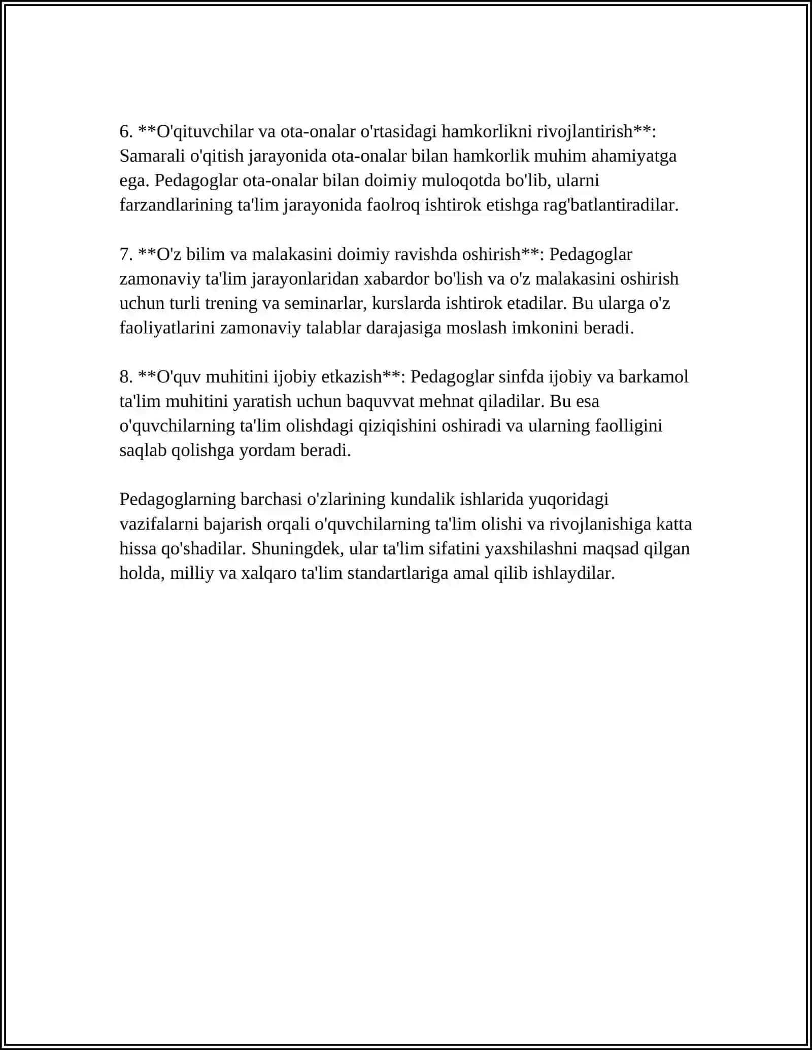 MAKTABGACHA TAʼLIM TASHKILOTI PEDAGOGLARINING LAVOZIM VAZIFALARI MAVZUSINI,,KLASTERʼʼ USULGA SOLISH 4