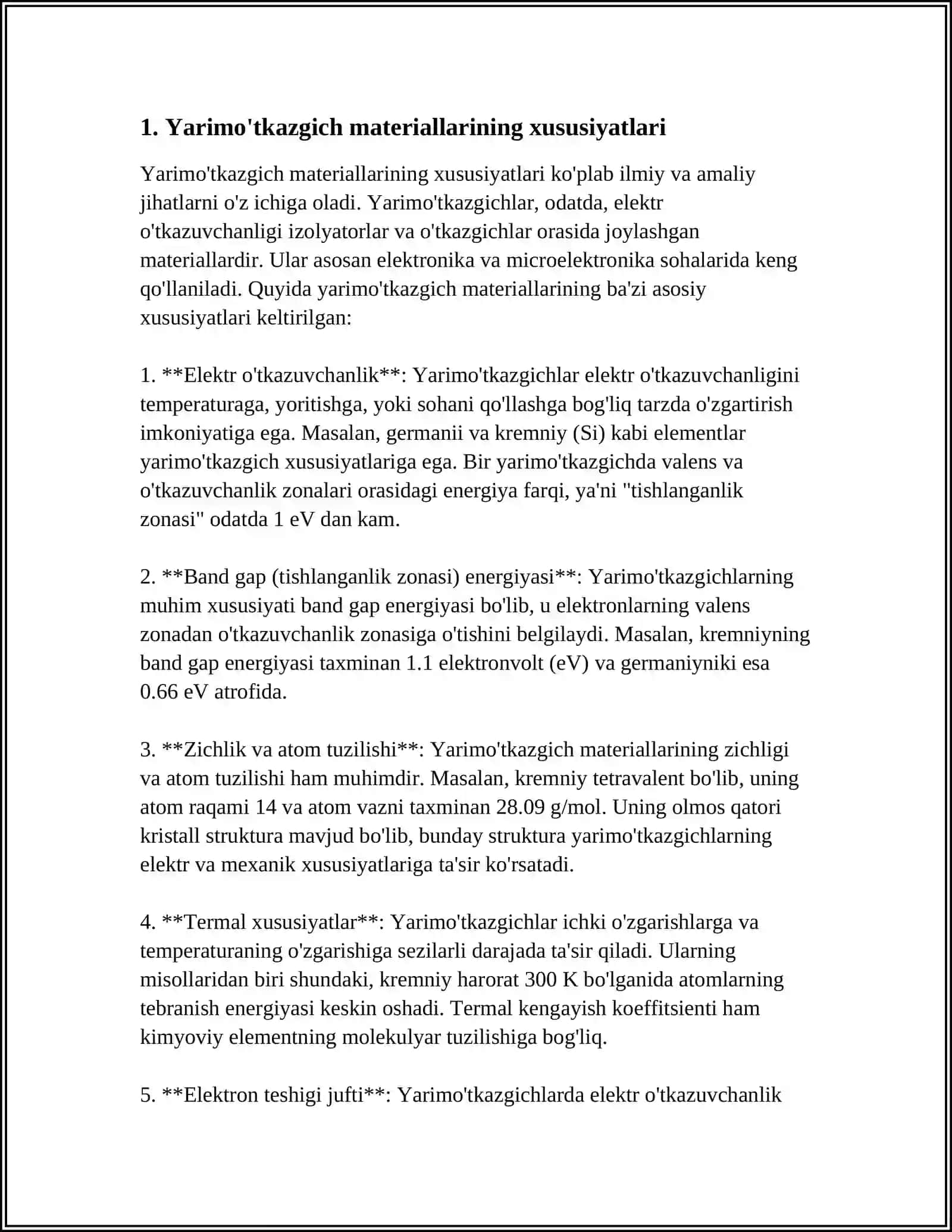 Yarimo‘tkazgichli asboblar va integral sxemalar texnologiyasi 4