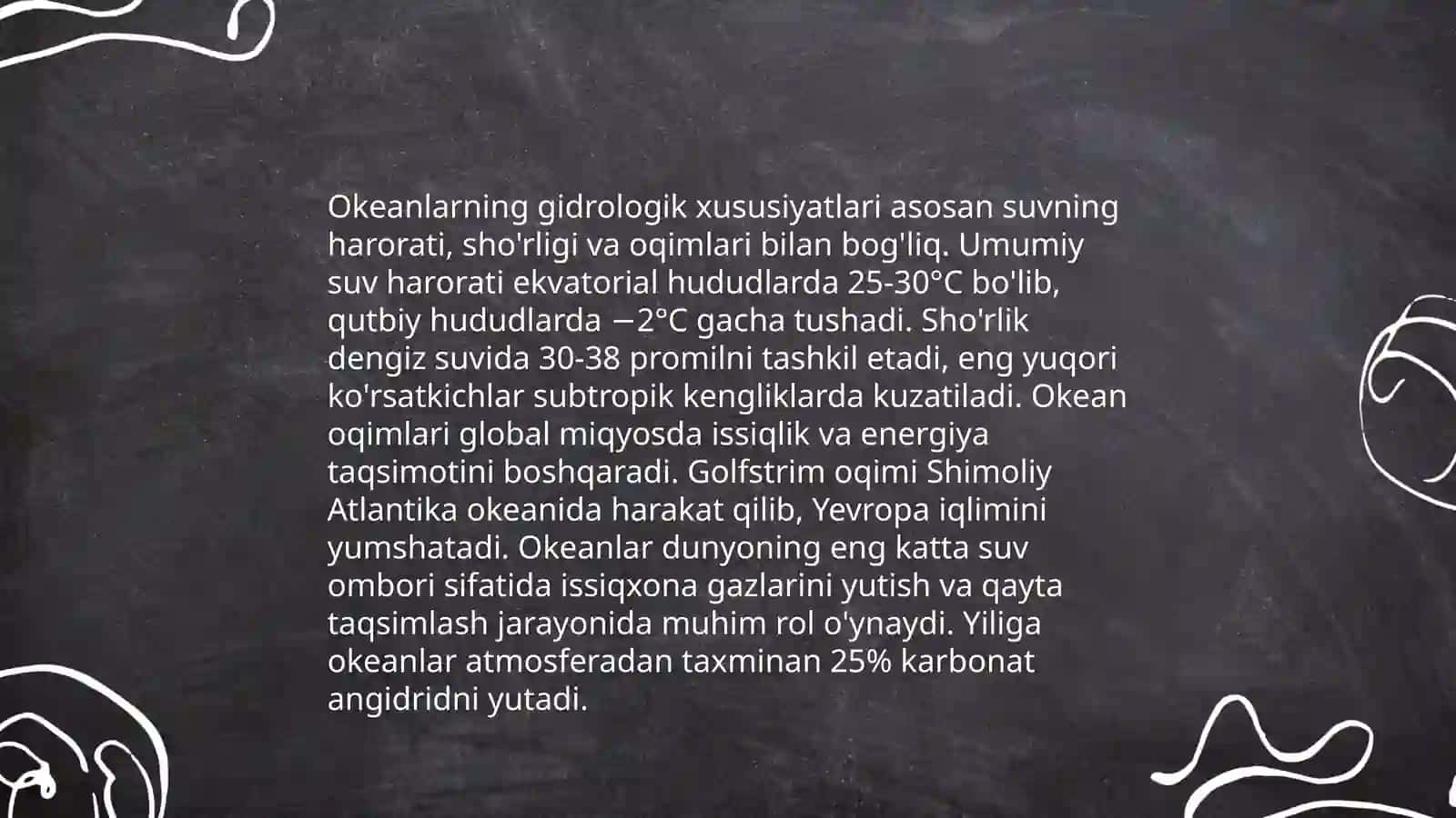 Dunyo okeanining xususiyatlari 4