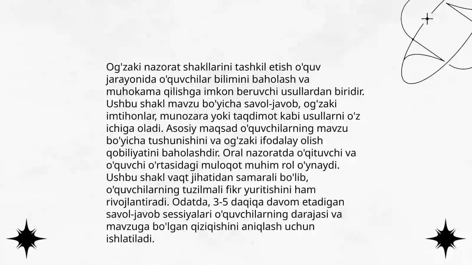 Ona tilidan nazorat shakllarini tashkil etish 4