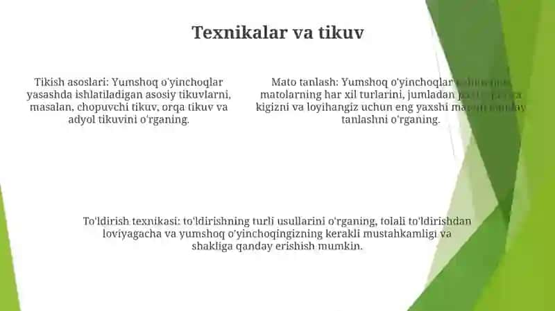 Yumshoq OʻYinchoqlar Yasash 4