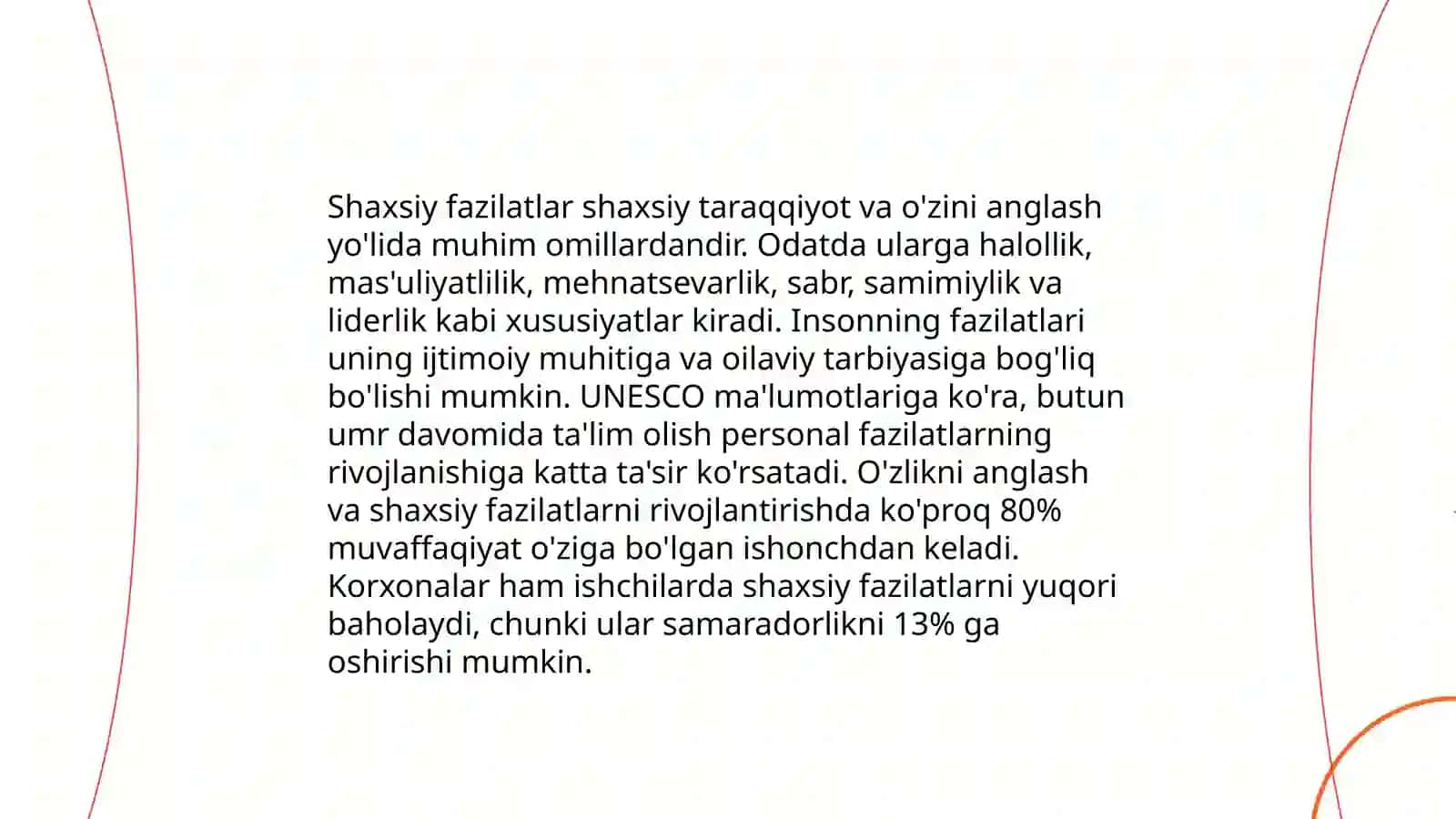 Shaxsiyat taraqqiyoti 4