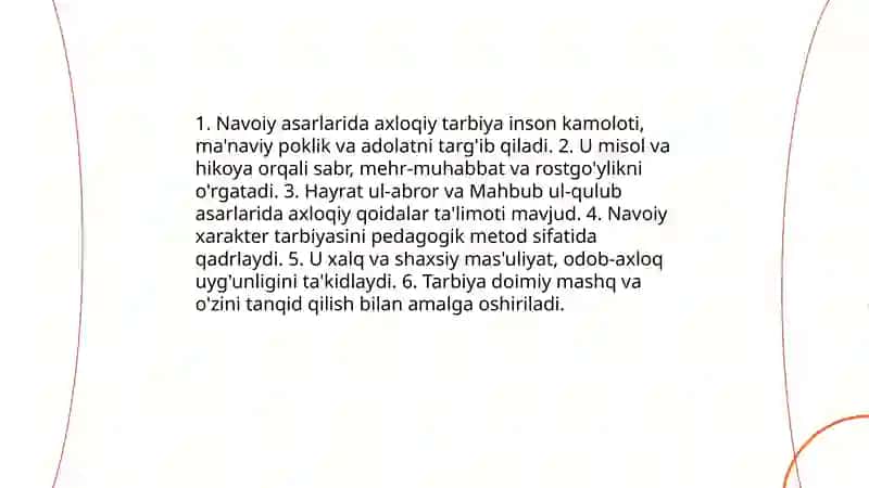 Alisher Navoiyning pedagogik qarashlari 4