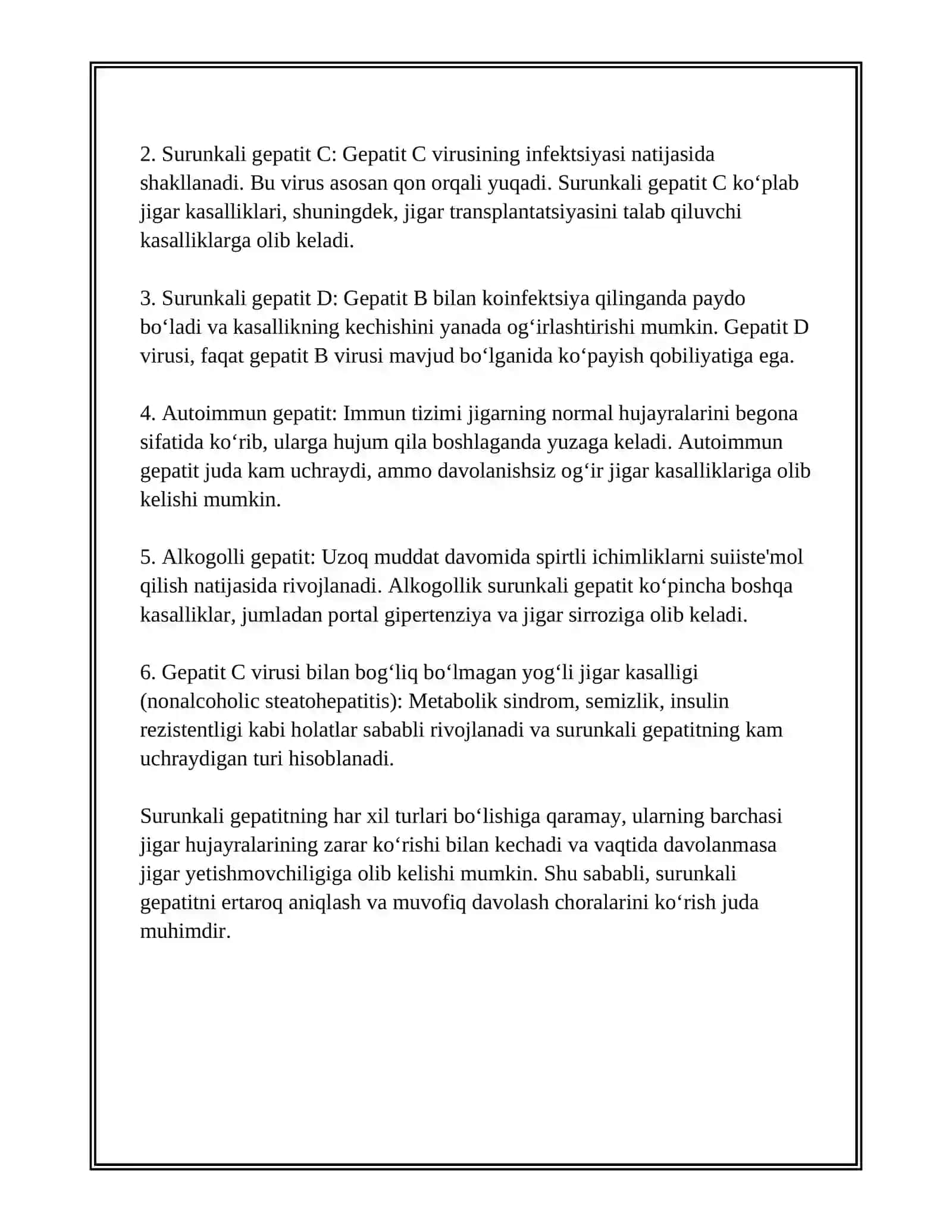 SURUNKALI GEPATIT. SURUNKALI XOLESISTIT 4
