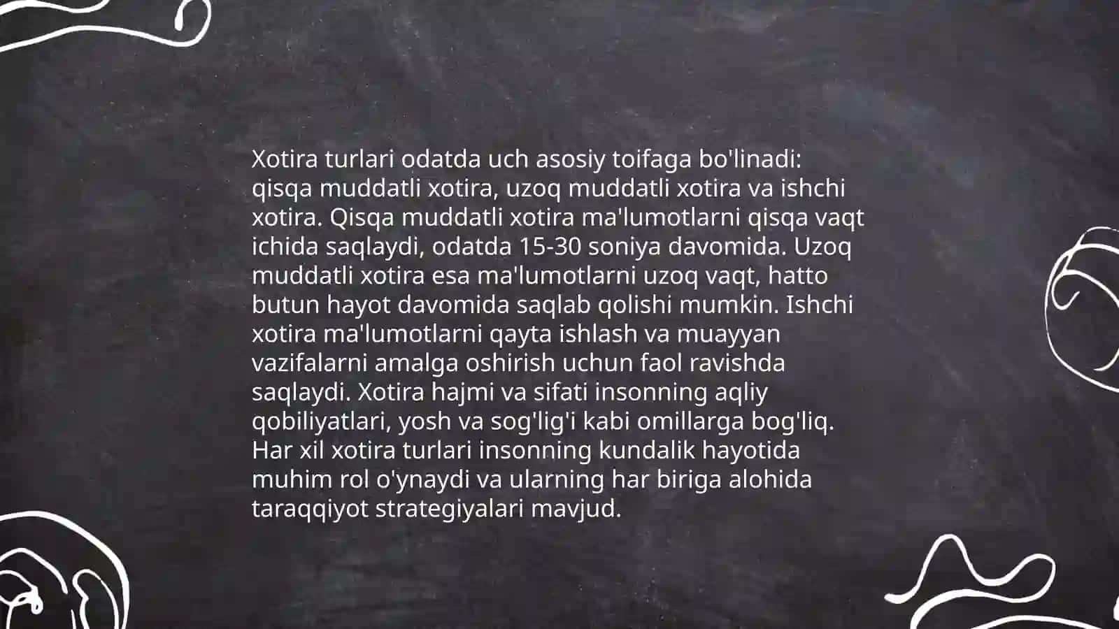 Xotira mexanizmlari 4